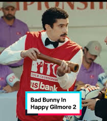 Primer vistazo a Bad Bunny en Happy Gilmore 2
