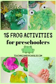 Frogs are fun creatures to learn about. 15 Of The Best Preschool Frog Activities