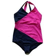 Lands End Girls Cross Back Swimsuit 16 Xl