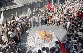 Crowds of people watch the unveiling of the goddess of democracy sculpture in tiananmen square. The Tiananmen Square Protests In Pictures 1989 Rare Historical Photos