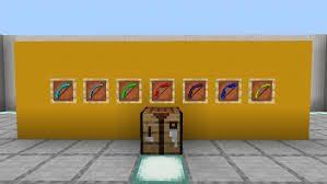 An arrow will have trail particles when it is shot with maximum velocity. Mcpe Bedrock More Bows Addon Minecraft Addons Mcbedrock Forum