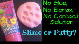 Jul 31, 2021 · to make basic slime, first mix 3/4 cups of water (180 milliliters) with 1/2 a cup (125 milliliters) of glue. Can I Make Slime Without Glue No Borax No Contact Solution No Glue Shampoo Slime Or Putty Youtube