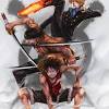 Luffy #trafalgar law #my graphics. 1