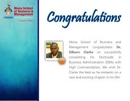 Congratulations Dr Silburn Clarke Dba Congrats Graduation2018 Graduation Classof2018 Uwi Business School Executive Education Harvard Business School