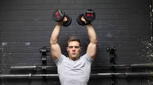 Standing Neutral Grip Dumbbell Shoulder Press Youtube