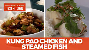 See more ideas about recipes, cooks country tv, americas test kitchen. How To Make Kung Pao Chicken And Oven Steamed Fish With Scallions And Ginger Youtube