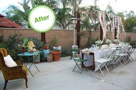 Setting out dishes and silverware, plating hors d'oeuvres, filling the water pitcher, trimming green beans, putting rolls in a basket, and ferrying sides to the table. A Pretty Backyard Dinner Party