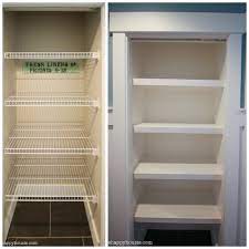 Shelf supports & brackets, weight capacity up to 320 lbs. How To Replace Wire Shelves With Diy Custom Wood Shelves The Happy Housie