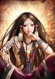 Tibetan Ritual By Xiaobaiart On Deviantart Art Fantasy Girl Fantasy Women