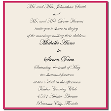 Both Parents Wording Sample Wedding Invitations Wedding Wording Wedding Invitation Wording Formal Wedding Invitation Samples