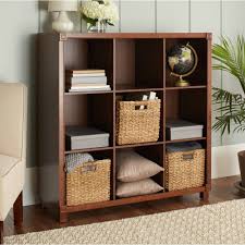 Aluminum or wire storage cubes offer advanced longevity and can often boast a higher weight limit. Bookcase 9 Cube Storage Wood Organizer Shelf Unit Living Room Furniture Walnut Cube Storage Shelves Living Room Furniture