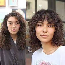 It will do a great job of keeping everything. 26 Short Layered Curly Hair With Bangs Best Short Layered Bob With Bangs Bestha 26shortlayere Curly Hair Photos Curly Hair With Bangs Layered Curly Hair