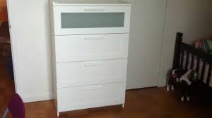 Laguna 5 drawer dresser chest black wood grain bedroom furniture. Ikea Brimnes Chest Assembly Video In Dc Md Va By Dave Song Of Furniture Assembly Experts Llc Youtube