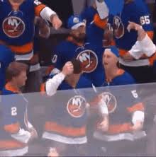 Esny's 5 gif reaction to the new york islanders' game 5 win at the pittsburgh penguins. New York Islanders Gifs Tenor