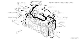 Then remove the wiring from the engine. 24020ag420 Genuine Subaru Wiring Harness Engine