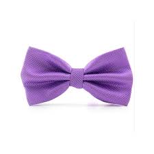 Avec un noeud papillon violet foncé uni, une chemise blanche ou noire sera un duo gagnant. Noeud Papillon Mauve Violet