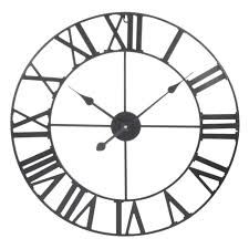 Horloge En Metal Noir D60 Mecano Maisons Du Monde
