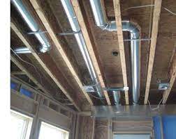 Bob reviews the work done so far in the basement remodeling project in melrose, ma, including the installation of new piping and a system. Duct Work To Use All The Ceiling Height Basement Ceiling Basement Ceiling Insulation Easy Basement Ceiling