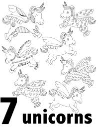 Unicorn Numbers 1 10 Free Printable Pages For Preschool Kindergarten Stevie Doodle Kindergarten Coloring Pages Free Coloring Pages Free Kids Coloring Pages