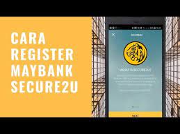 Pilih 'idr' mata uang indonesia atau 'myr' mata uang malaysia. Cara Register Maybank Secure2u Youtube
