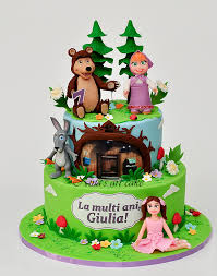 Îți urez multă sănătate, bucurie și împlinire sufletească. Nina S Art Cake Tort Masha Si Ursul