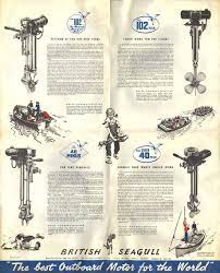British Seagull Outboard Motors Printed Materials Memorabilia Outboard Motors Outboard Boats Outboard