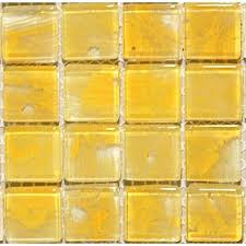 Yellow Glass Tiles For Kitchen Backsplashes Yellow Glass Tile Backsplash From Amazon Mosaic Glass Glass Mosaic Tiles Yellow Glass Tiles