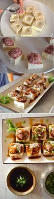 Hakka Style Chinese Stuffed Tofu Recipe In 2020 Recipes Food Tofu Ingredients