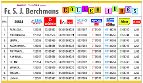 Which also include telugu romantic, love, action. Caller Tunes Father Berchmans Vol 30