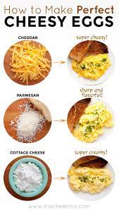 How To Make Perfect Cheesy Eggs Recipe Cheesy Eggs Cheesy Scrambled Eggs Scrambled Eggs Recipe