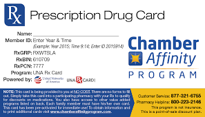 The florida discount drug card is available to all florida residents without restriction and is accepted at over 60,000 pharmacies nationwide. Prescription Drug Card Chamber Affinity Program