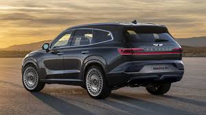 All vehicles sold by genesis motors canada come equipped with 5 years/100,000 km* (whichever occurs first), complimentary scheduled maintenance, at home valet with courtesy vehicle service, comprehensive limited warranty; Genesis Gv80 Suv Rendered With Sharp Familial Cues