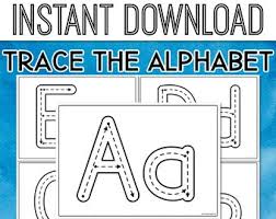 Trace the 8s is based on the infinity sign that has been modified by the brain. Alphabet 8s Etsy