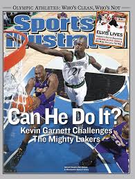 Kevin garnett dominates wcsf game 7 | #nbatogetherlive classic game. Can He Do It Kevin Garnett Challenges The Mighty Lakers Sports Illustrated Cover By Sports Illustrated