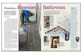 Maybe you would like to learn more about one of these? Plumbing A Basement Bathroom Fine Homebuilding