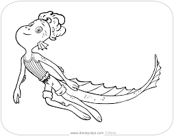 They are sea monsters from another world. Disney Pixar Luca Coloring Pages Disneyclips Com