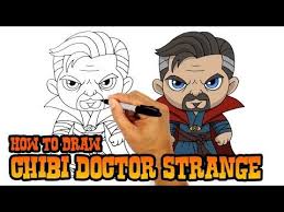 How To Draw Doctor Strange Chibi Art Lesson For Kids Youtube Doctor Strange Drawing Art Lessons For Kids Drawing Superheroes