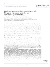 Biodesign The Process Of Innovating Medical Technologies 2nd Edition Pdf Download Pdf Analytical Techniques For Characterization Of Biological Molecules Proteins And Aptamers Oligonucleotides