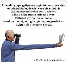 Presbiyopi Kitap Okuma Uyku