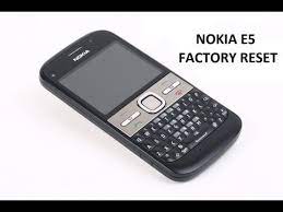 Then you simply type the code into your phone and there you are: Nokia E5 Factory Reset Youtube