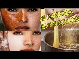 20 Dakikada Evde Hizli Botoks Uygulamasi Aninda Yuzu Gerim Gerim Geren Genclestirici Kolajen Maske Youtube Kolajen Yuz Maskeleri Maskeler