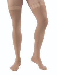 Activa Graduated Therapy 20 30 Mmhg Closed Toe Thigh High Compression Stockings With Silicone Band At Jobststockings Com