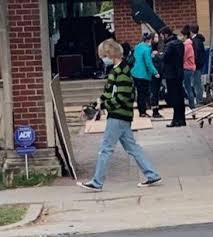 He kills people and has no remorse. Tate Langdon On Set For Ahstories Americanhorrorstory