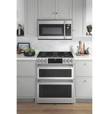 Remove double oven custom colors. Cafe 30 Smart Slide In Front Control Dual Fuel Double Oven Range With Convection C2s950p2ms1 Cafe Appliances