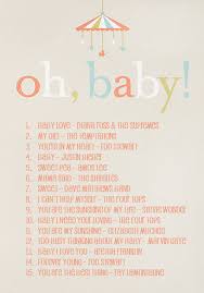 Something Lovely Baby Shower Songs Baby Shower Playlist Baby Songs