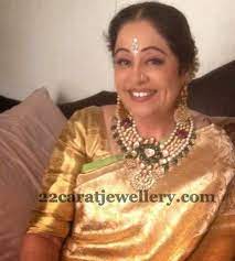 Kirron kher is an indian actress and tv host in bollywood.kirron kher hosted three television shows called purushkshetra, kirron kher today and jagte raho. Jewellery Designs Kirron Kher Jadau Kundan Set Indian Jewellery Design Kirron Kher Kundan Set