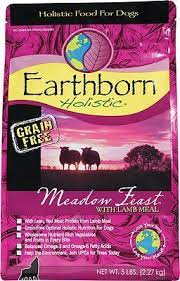 Earthborn Holistic Meadow Feast Grain Free Natural Dry Dog Food 5 Lb Bag Chewy Com Dry Dog Food Dog Food Recipes Free Dog Food