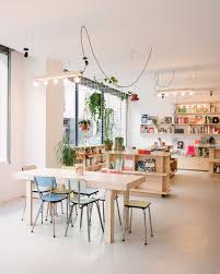 La Reguliere Bookstore In North Paris 43 Rue Myrha 75018 Furniture Design By Johanna Lapray Hugo L Ahellec Photo By M Design Shop House Plans Shop Interior