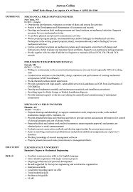 Congrats, you're already prepared to take on the world! Mechanical Field Engineer Resume Samples Velvet Jobs