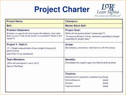 Project Charter Template Free New Project Charter Example In 2020 Project Charter Problem Statement Business Plan Template